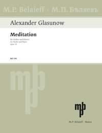 Meditation op. 32