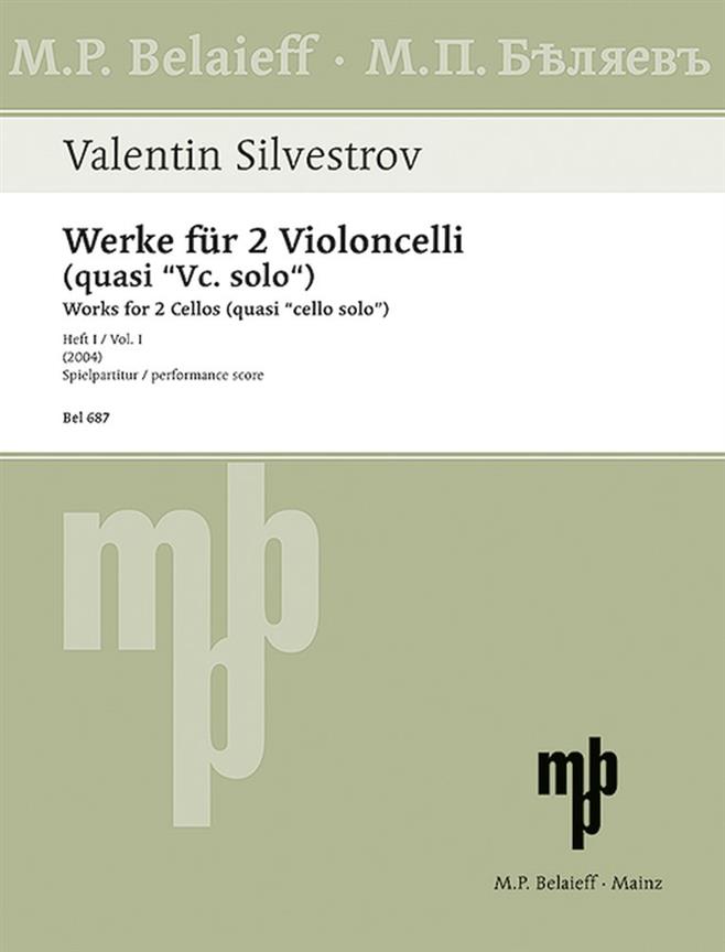 Werke für 2 Violoncelli (quasi Vc. solo) Heft 1