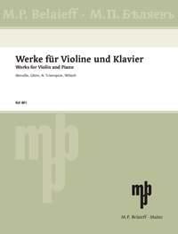 Works for Violin and Piano