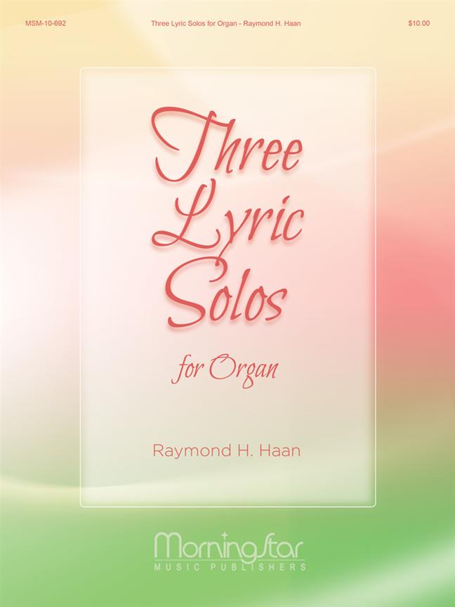 Three Lyric Solos for Organ