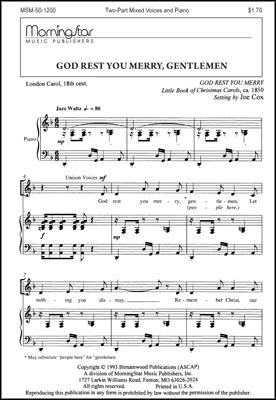 God Rest You Merry Gentlemen