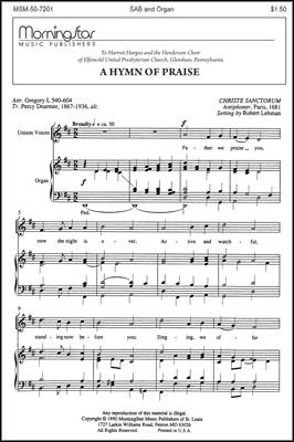 A Hymn of Praise
