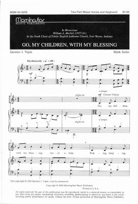 Go, My Children, with My Blessing