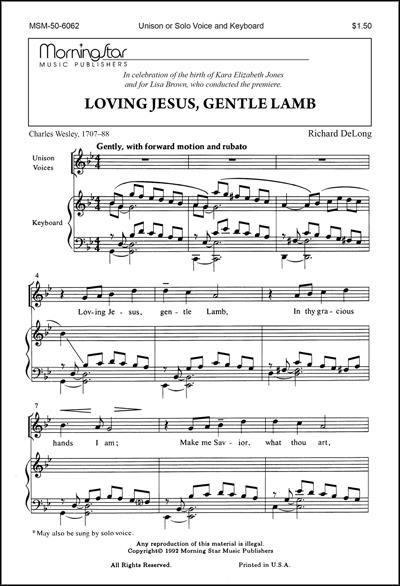Loving Jesus, Gentle Lamb