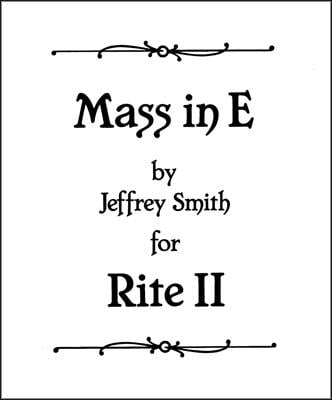 Mass in E for Rite Il
