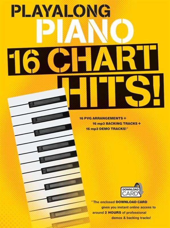 Playalong Piano: 16 Chart Hits