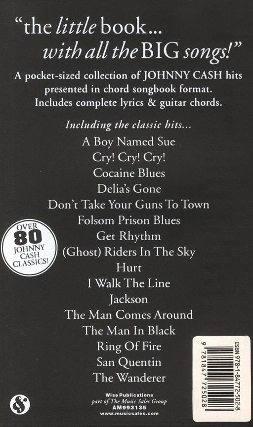 Little Black Songbook: Johnny Cash