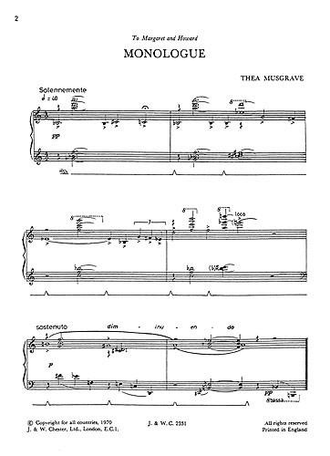 Monologue for Piano