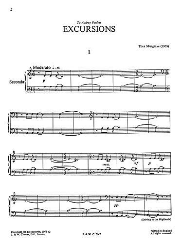 Excursions 8 Pieces For Piano Duet