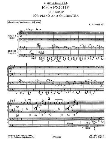 Rhapsody In F Sharp (Two Pianos)