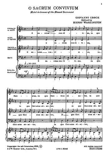 O Sacrum Convivium