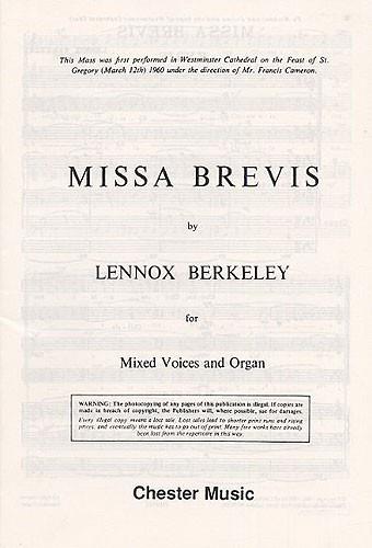 Missa Brevis Op.57 (Original Latin Version)
