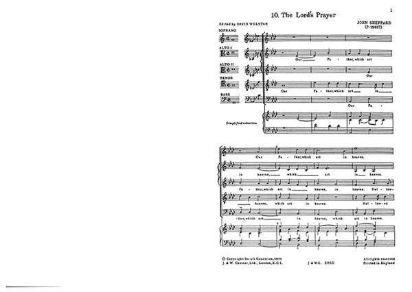 The Lord's Prayer (SAATB)