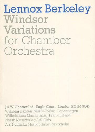 Windsor Variations Op.75 (Miniature Score)