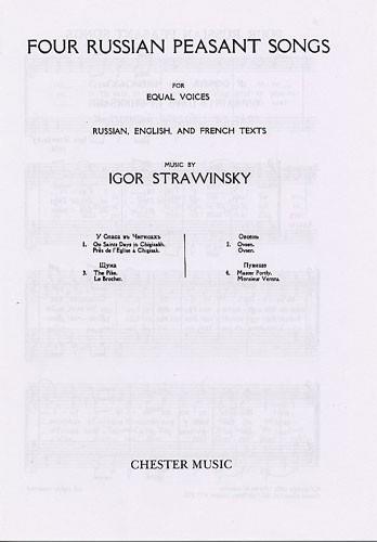 Four Russian Peasant Songs (Upper or Lower Voices)