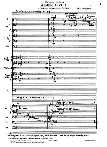Memento Vitae Orchestra (Full Score)