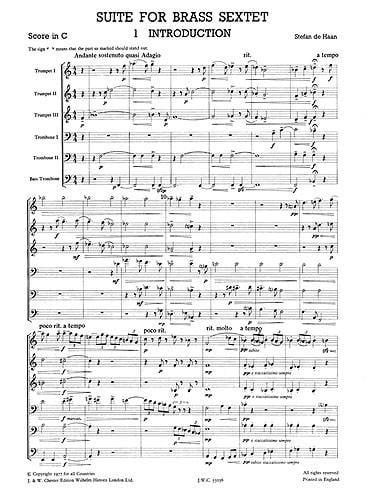 Suite For Brass Sextet (Just Brass No.24)