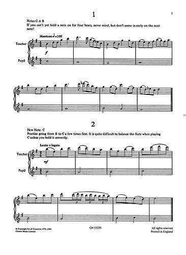 Set Two Flute Duets For Teacher And Pupil Volume 1