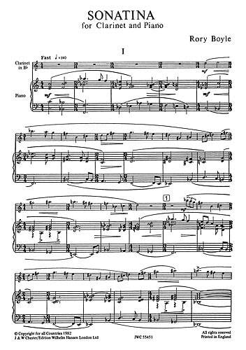 Sonatina for Clarinet and Piano