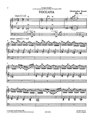 Toccata For Organ