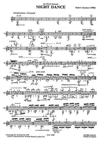 Night Dance For Guitar