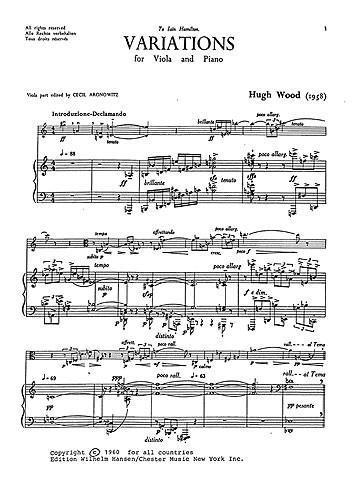 Variations Op. 1