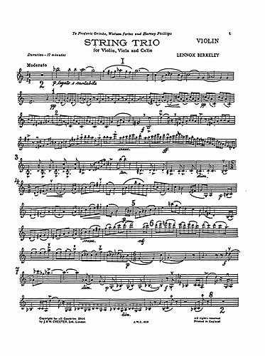 String Trio Op. 19 (Parts)