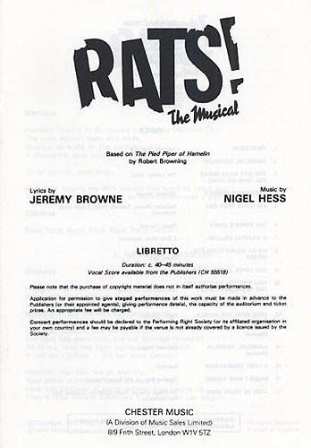 Rats! The Musical (Libretto) 10+ Copies