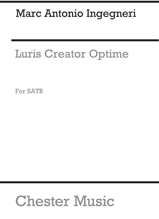 Lucis Creator Optime for SATB Chorus