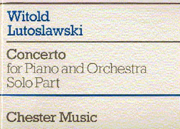 Concerto For Piano And Orchestra (Solo Part)