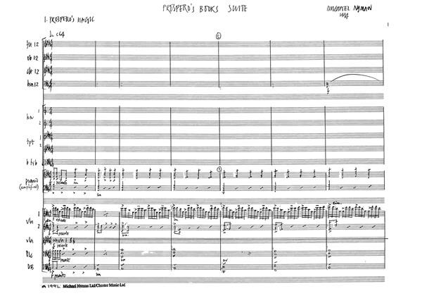 Prospero's Books Suite (Full Score)