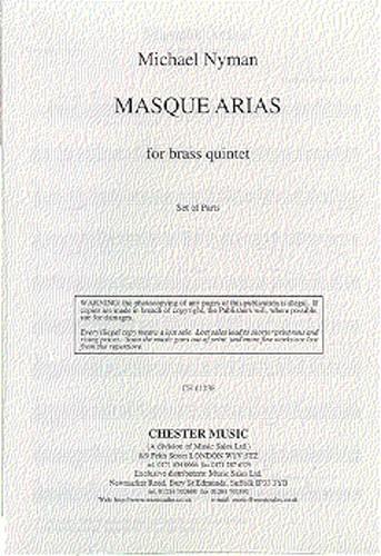 Masque Arias For Brass Quintet Parts
