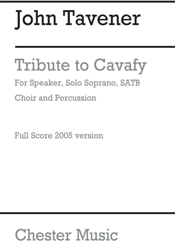 Tribute To Cavafy