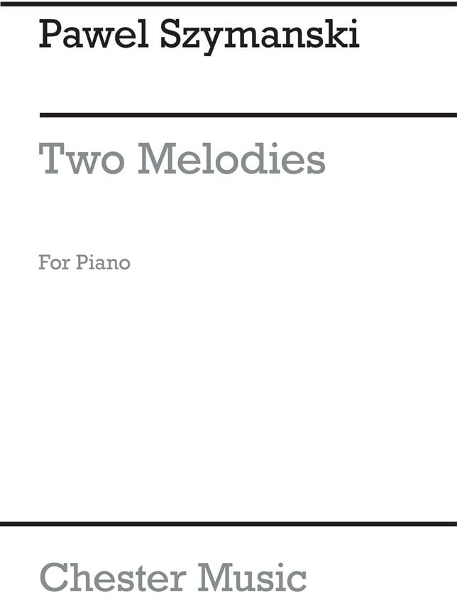 Two Melodies For Piano