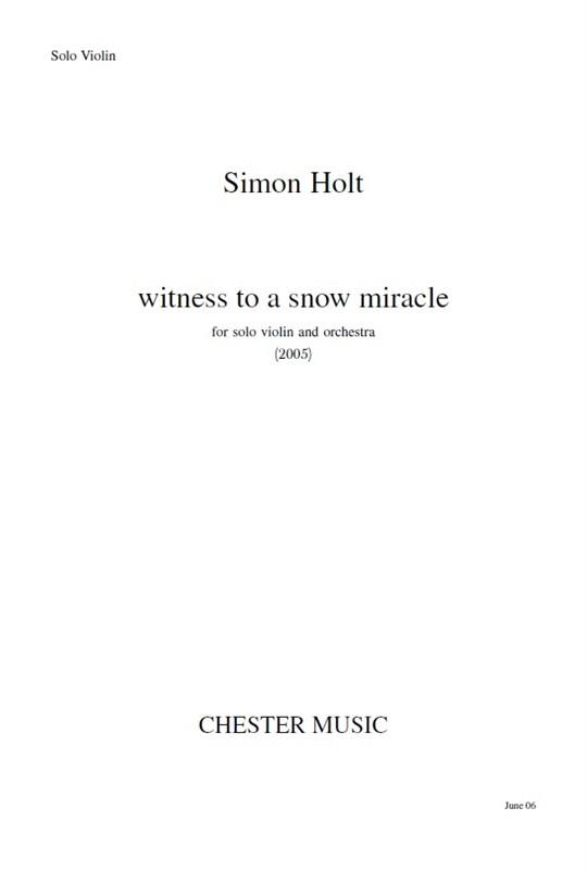 Witness To A Snow Miracle