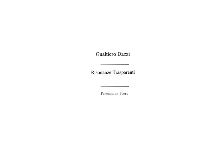 Risonanze Trasparenti