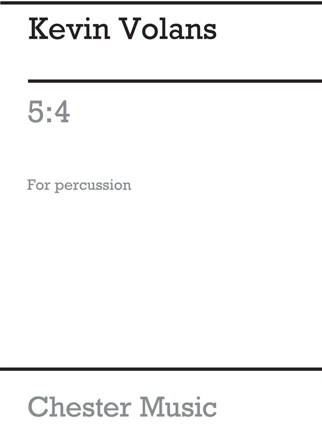 5:4 For Percussion And Tape