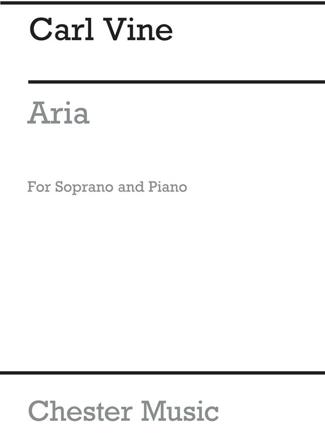 Aria (Soprano Voice And Piano)