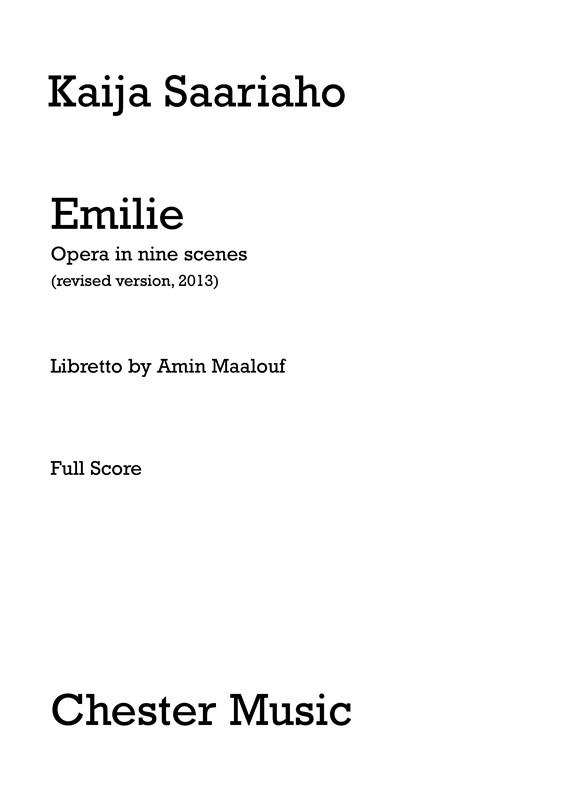 Emilie Opera In Nine Scenes