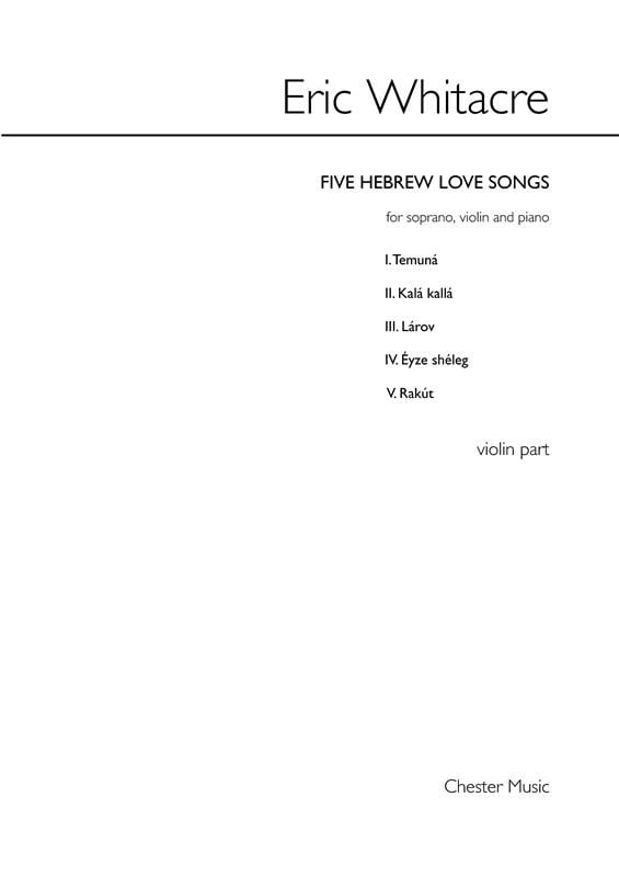 Five Hebrew Love Songs