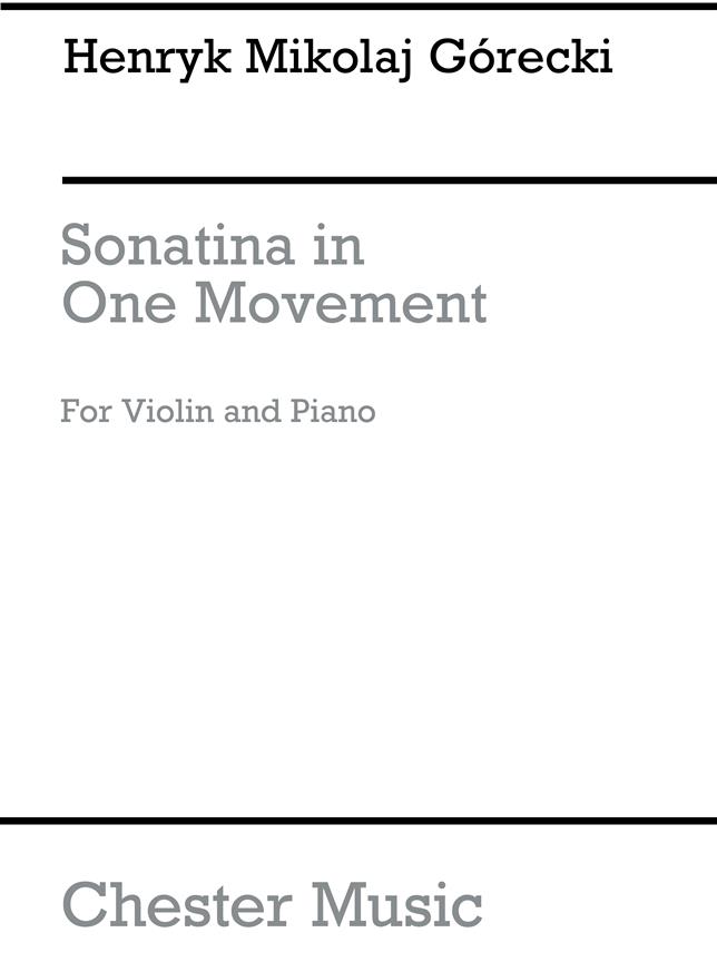 Sonatina In One Movement Op.8