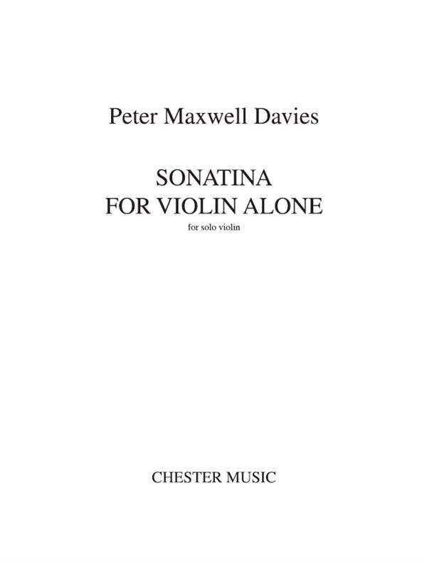 Sonatina For Violin Alone