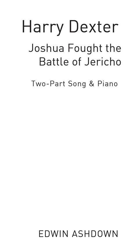 Joshua Fought The Battle Of Jericho