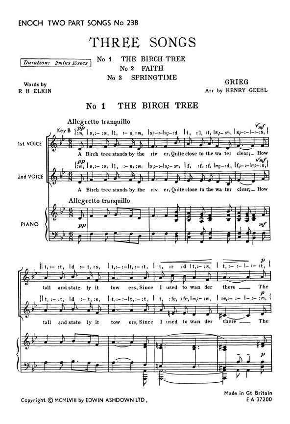 Three Songs