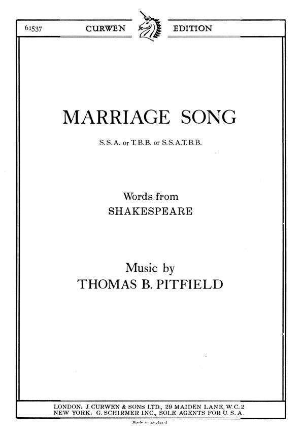 Marriage Song