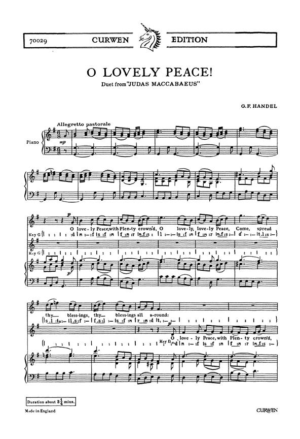O Lovely Peace