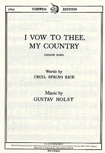 I Vow To Thee My Country