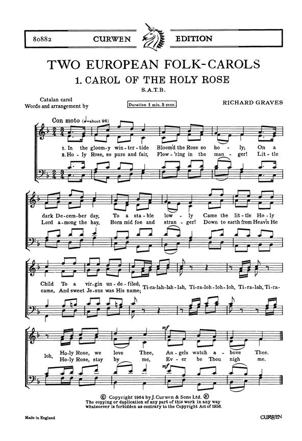 Two European Folk Carols