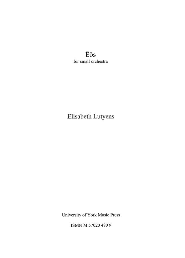 Eos Op.101