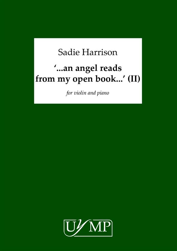 An angel reads my open book..'